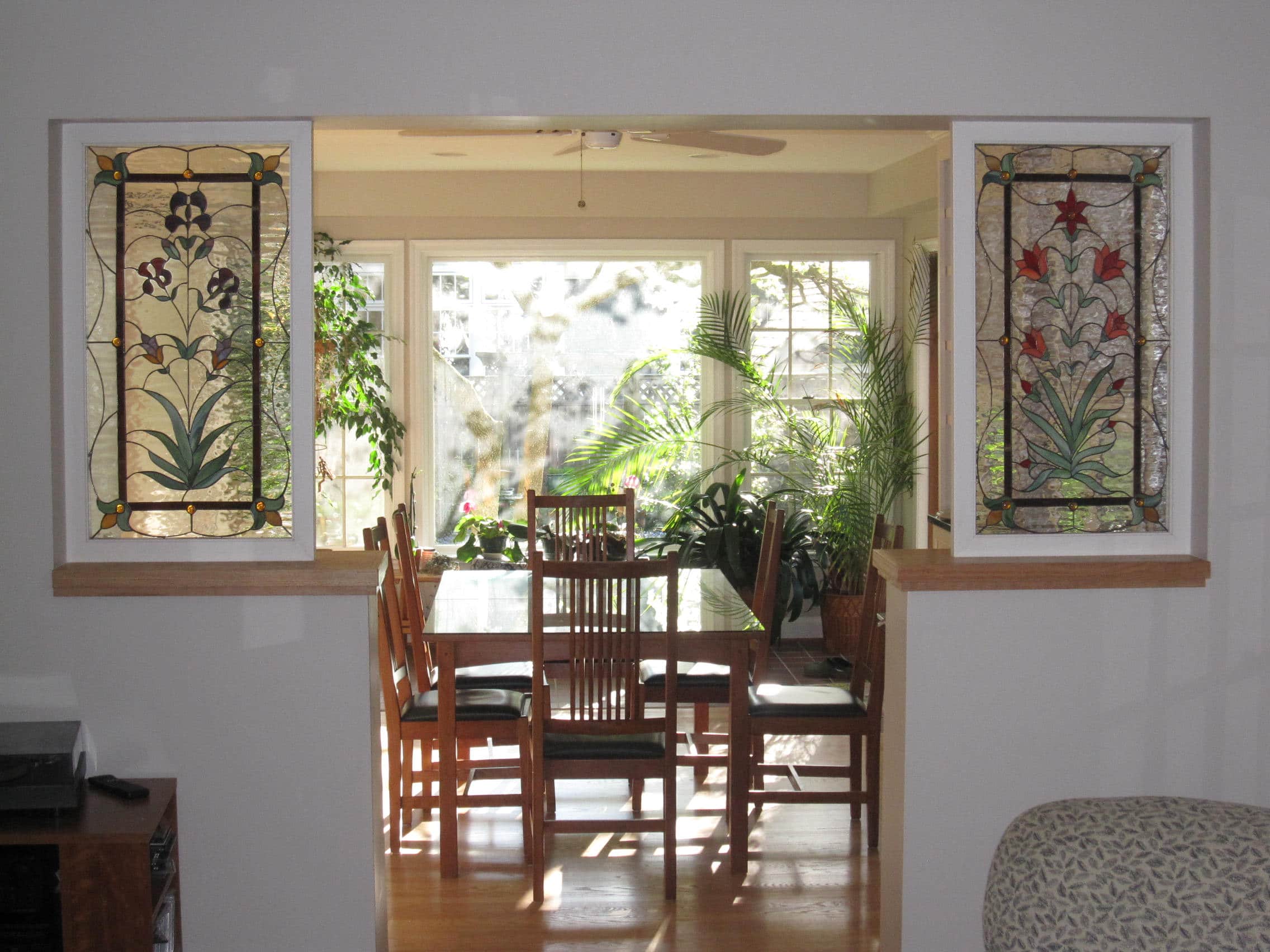 Stained glass Interior room dividers