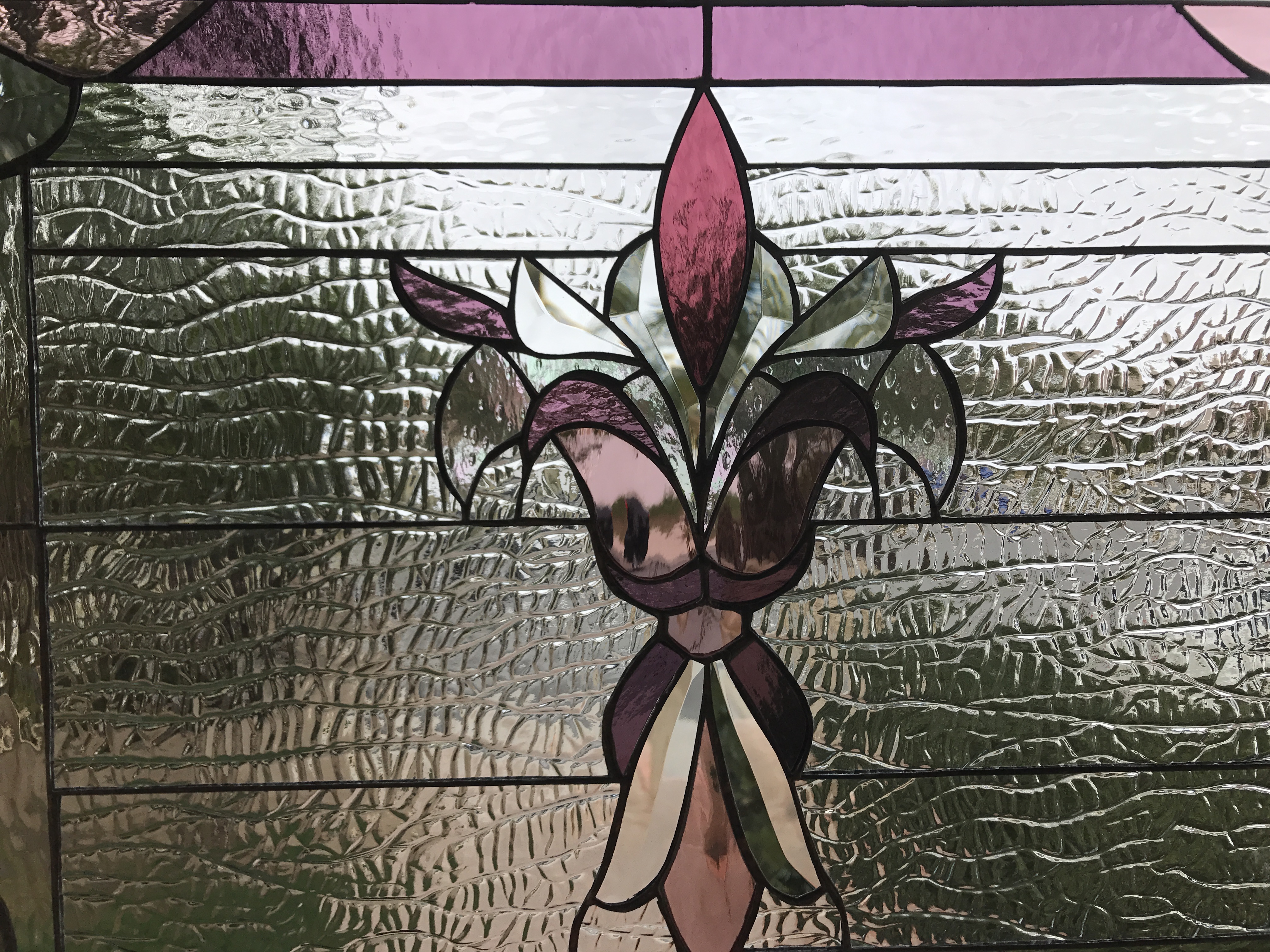 The "Westchester" Victorian Leaded Stained Glass Window Panel