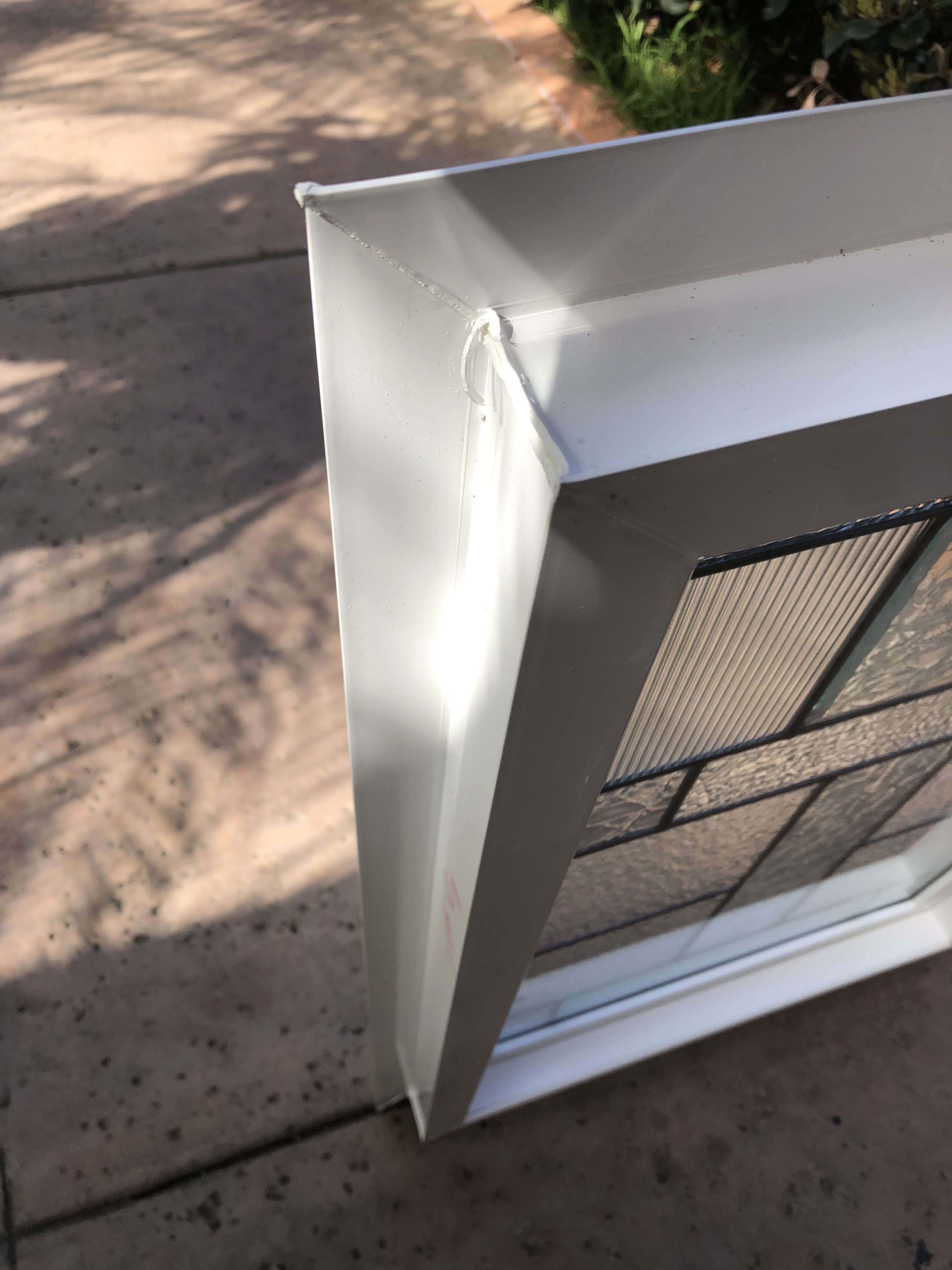 Vinyl Framed and Tempered Glass Insulated! The "Bakersfield" Beveled