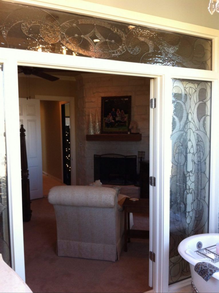 Door And Interior Transom Beveled Diamond Inserts