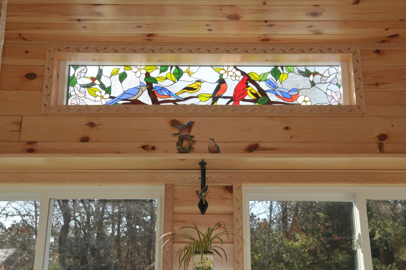 So Colorful! The Lovely Stained Glass Bird Gathering