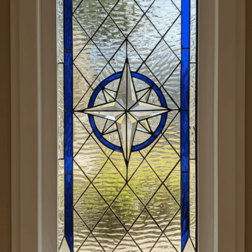 Stained Glass with Roses