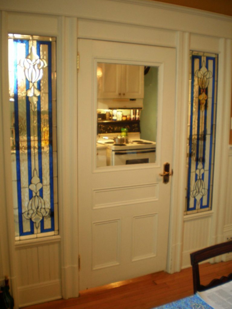 Matching Beveled & Stained Glass Door Inserts