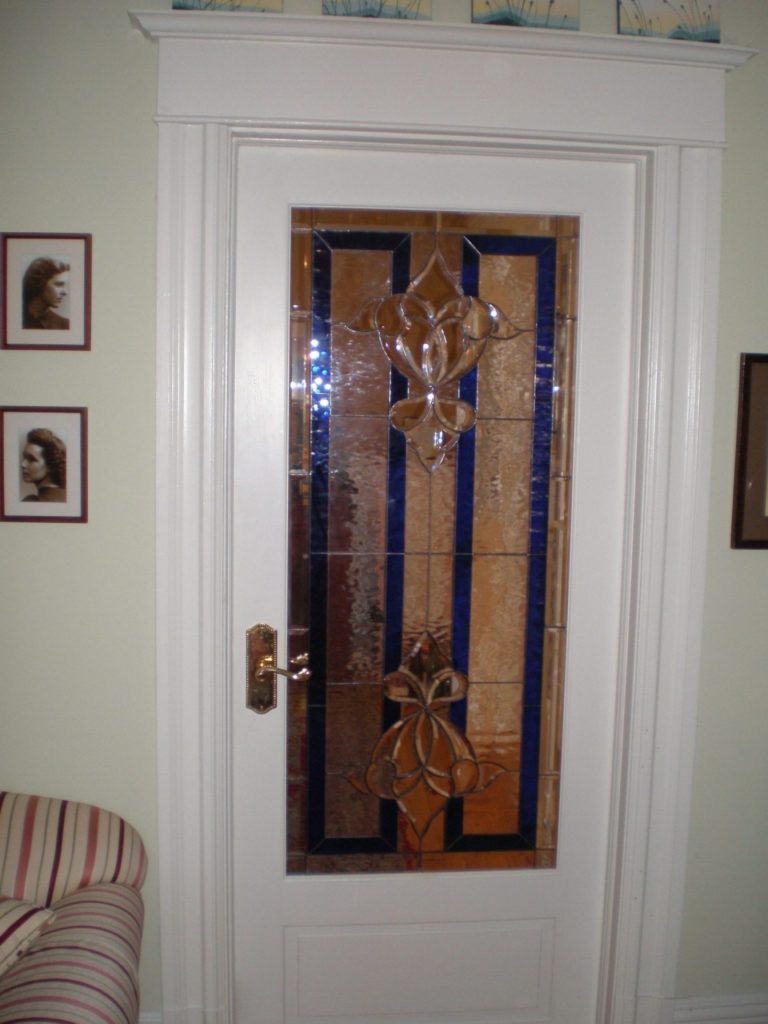 Matching Beveled & Stained Glass Door Inserts And Windows