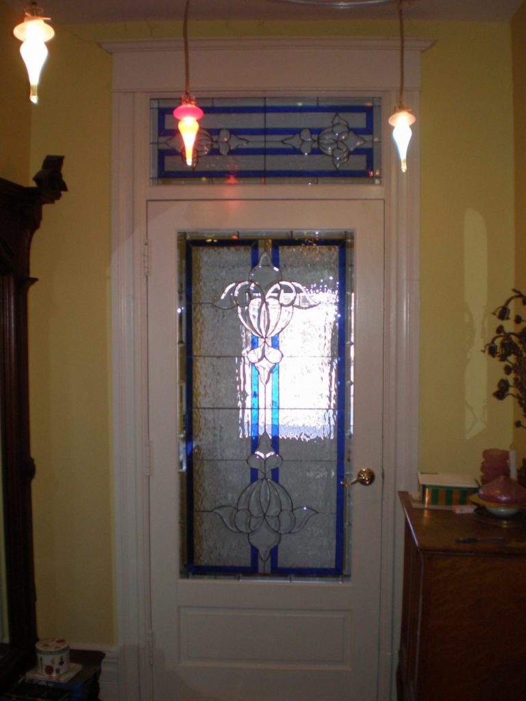 Matching Beveled & Stained Glass Door Inserts