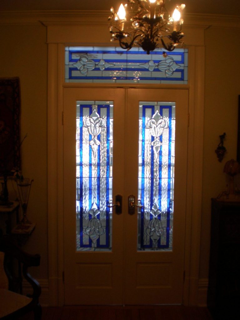 Matching Beveled & Stained Glass Door Inserts And Windows