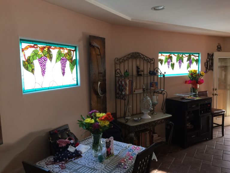 Beautiful GrapeVine Windows Installed Into a Kitchen