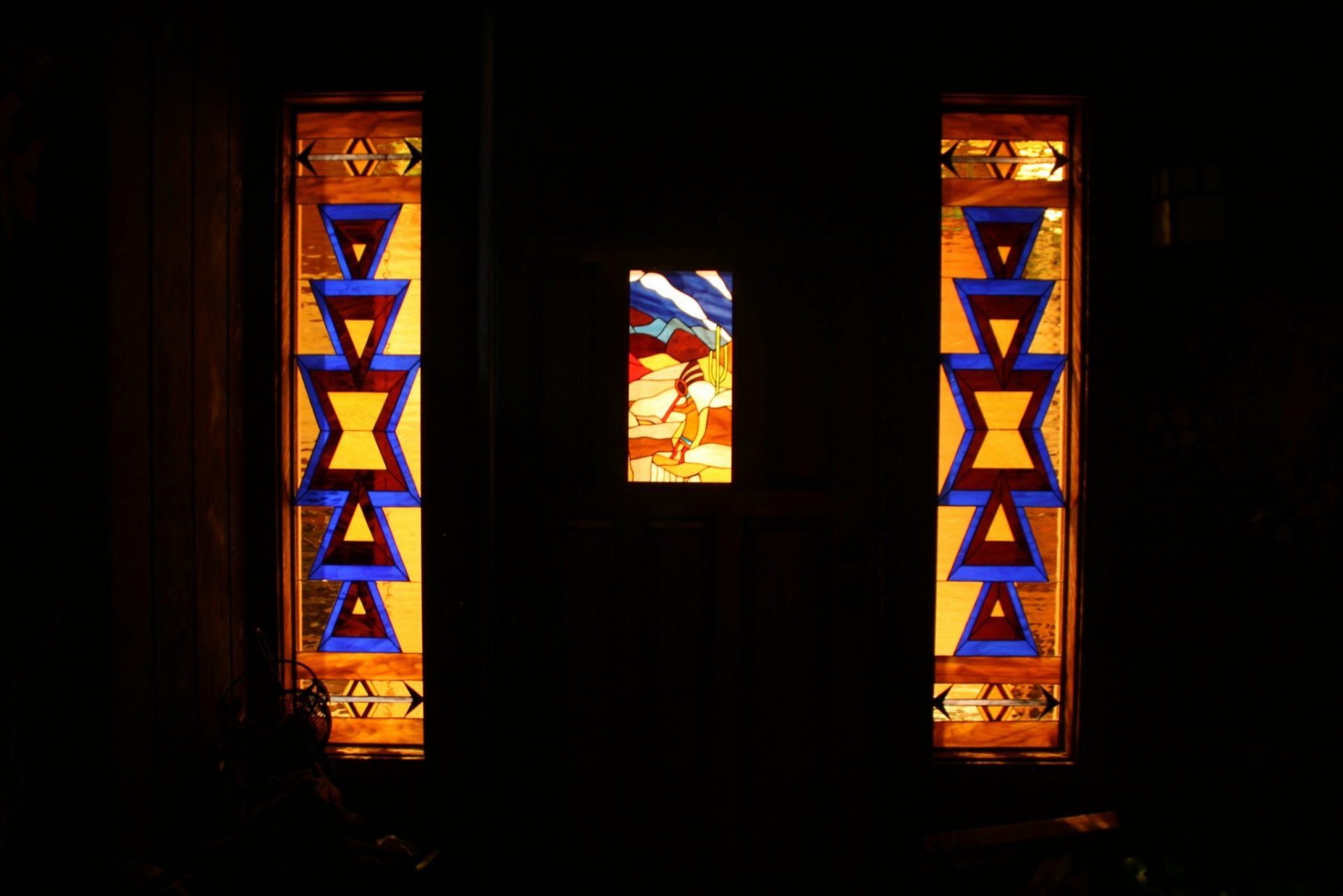 Southwestern Stained Glass Sidelites