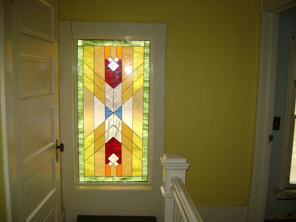 Hallway Mission Style Window