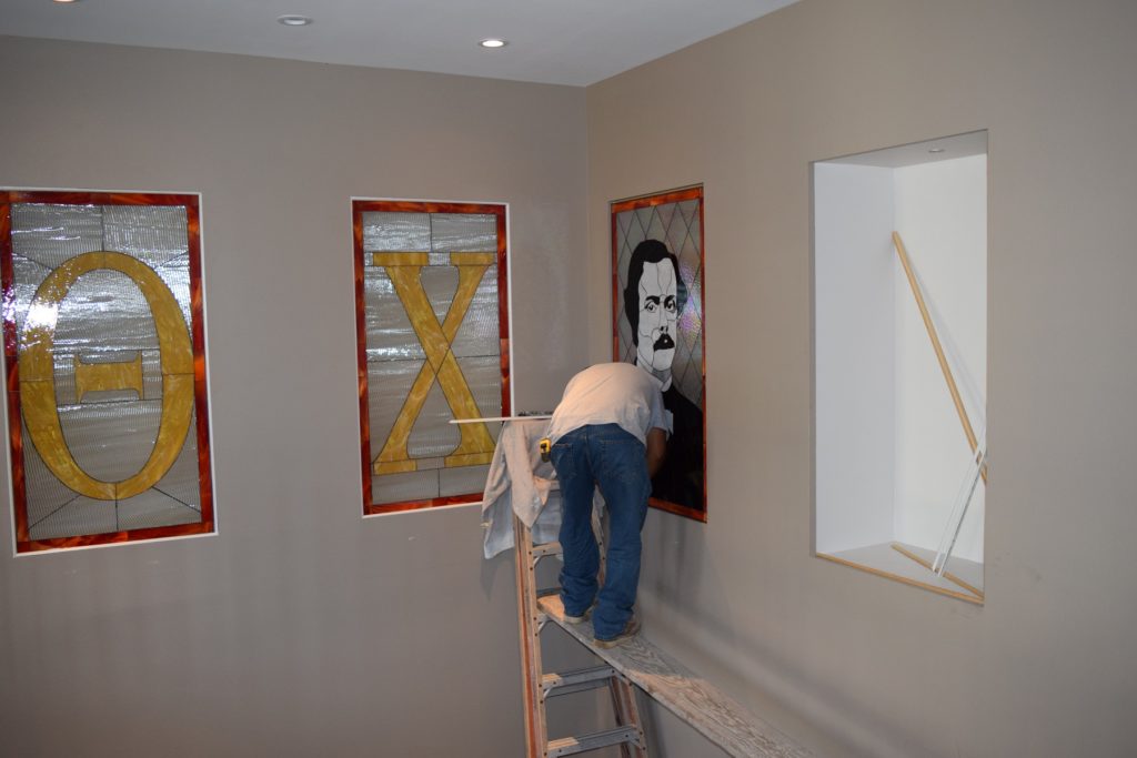 Stained Glass Windows Made For San Diego State University New Fraternity Housing