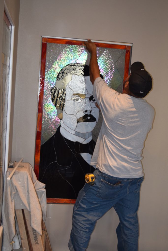 Stained Glass Windows Made For San Diego State University New Fraternity Housing