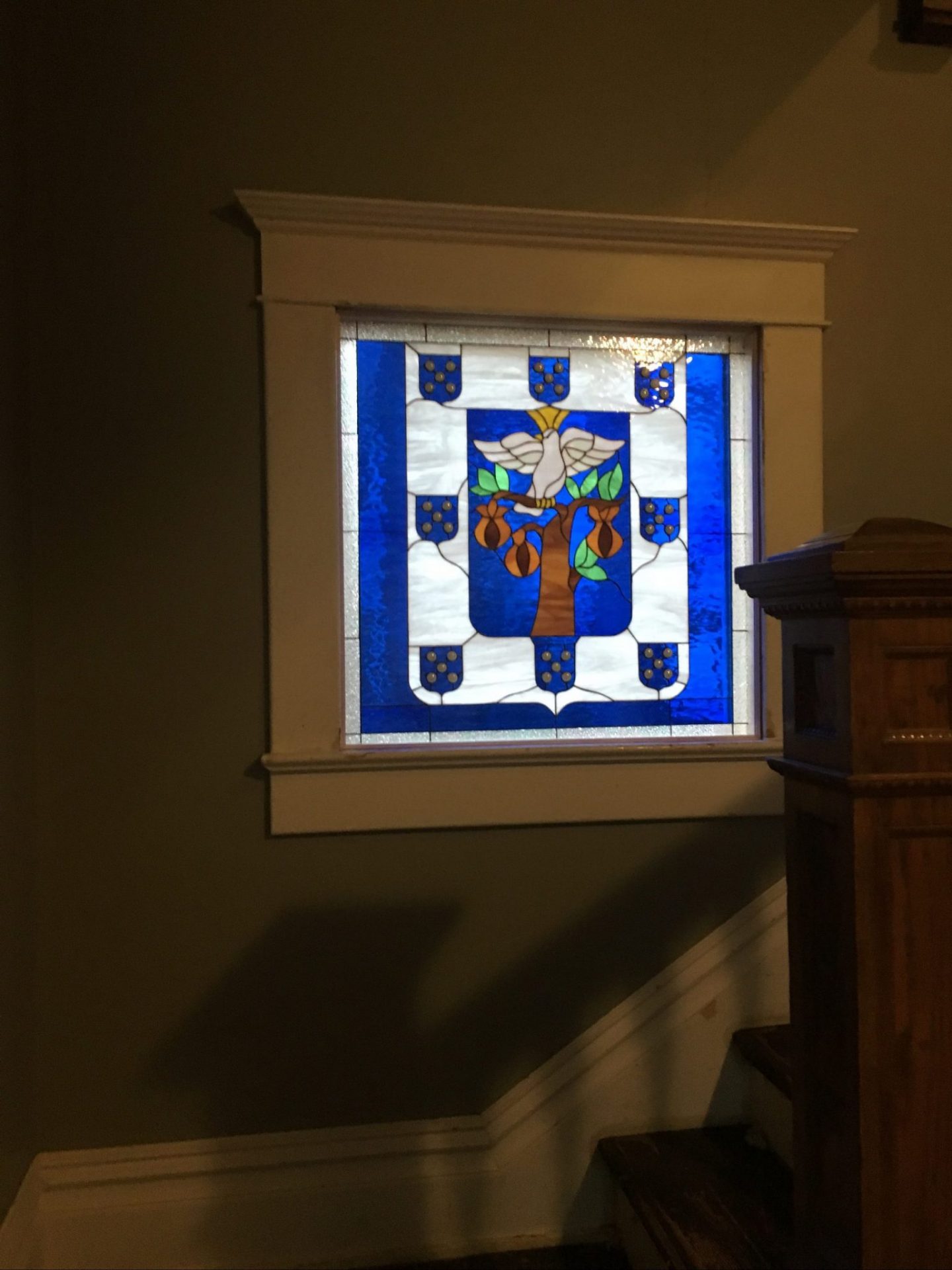 Beautiful Custom Stained Glass Family Crest