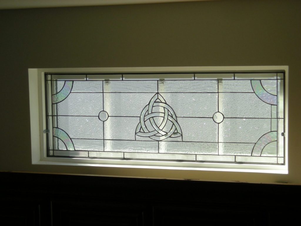 Stained Glass Celtic knot window