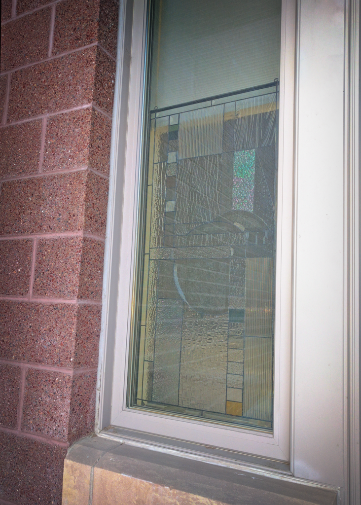 Mission Style Beveled Panel Hung With Chains