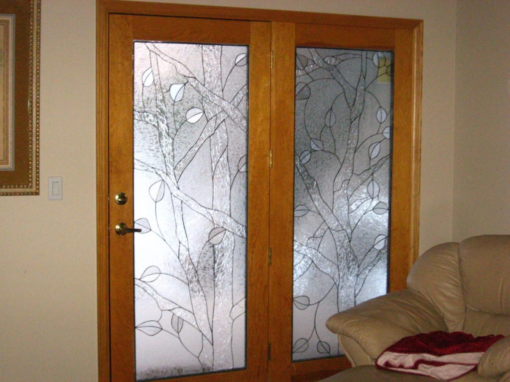 All Clear textured glass Triple Paned Door Inserts