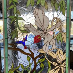 Hummingbirds Stained Glass