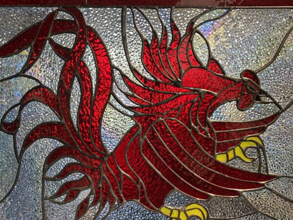 University Of South Carolina Gamecock !! Custom Stained Glass Window Panel