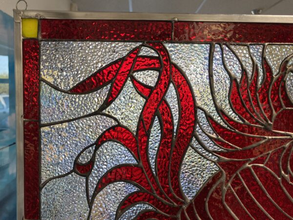 University Of South Carolina Gamecock !! Custom Stained Glass Window Panel