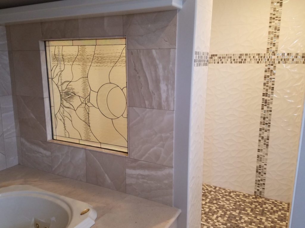 Insulated (Triple Paned) Beveled Star & Moon Partition Wall Divider