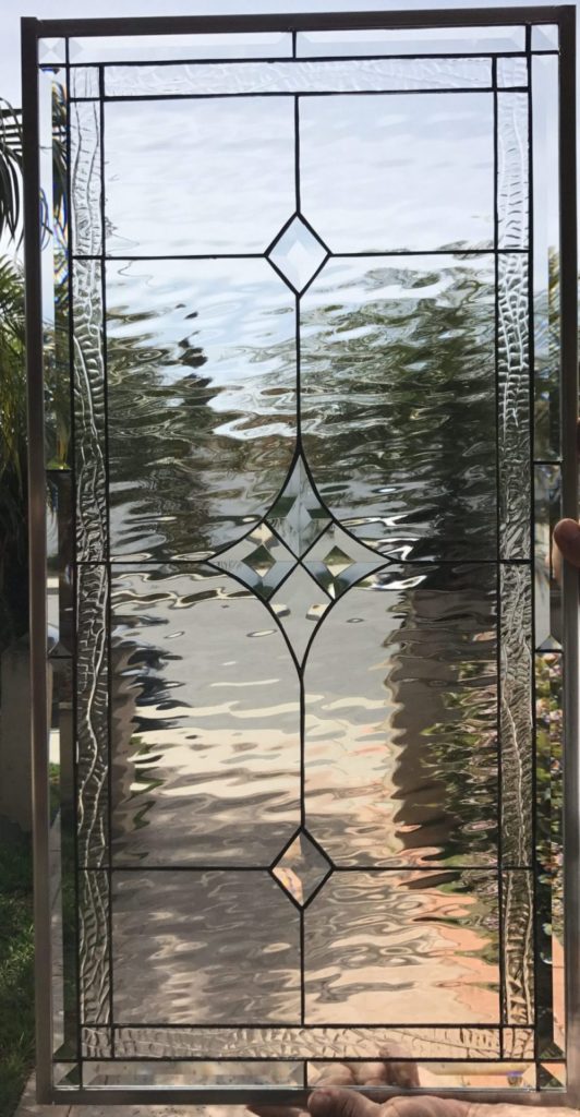 Simple & Elegant! The "Palm Springs" Stained Glass Window Panel
