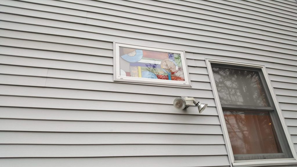 Vinyl Framed Stained Glass Windows