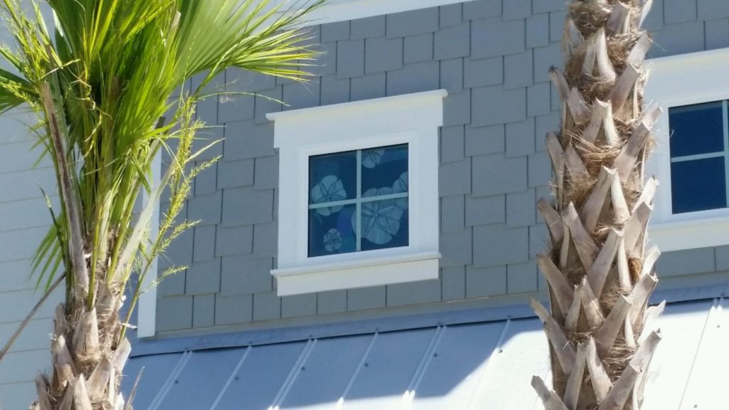 Window Inserts Installed In A Beach House