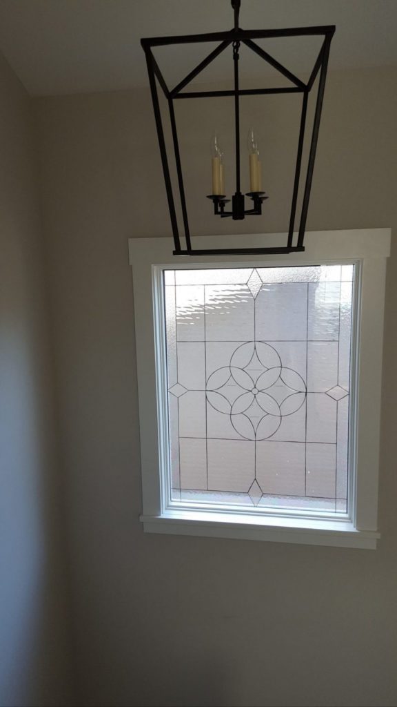 Large Beveled All Clear Window