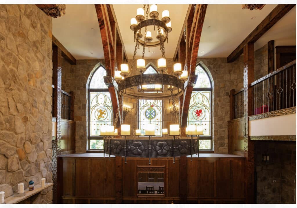 Wow! Medieval Stained Glass Windows Installed into A Castle in Tennessee