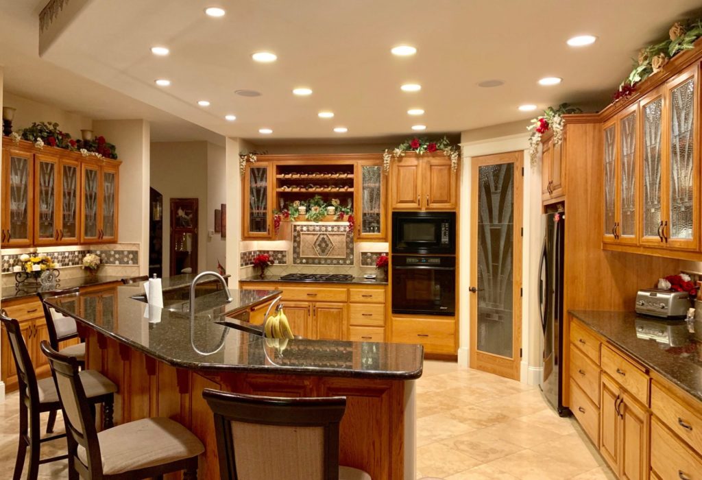 Drop Dead Gorgeous!  All Clear Kitchen Cabinet Inserts