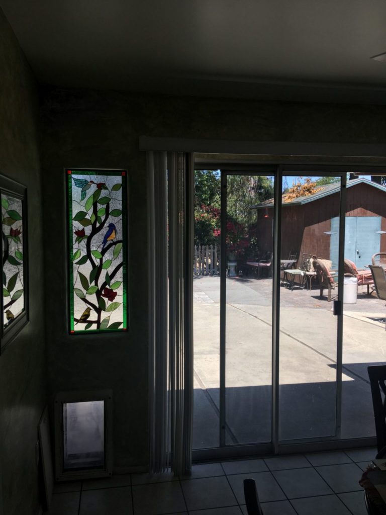 Hummingbird Window Installed In Living Room