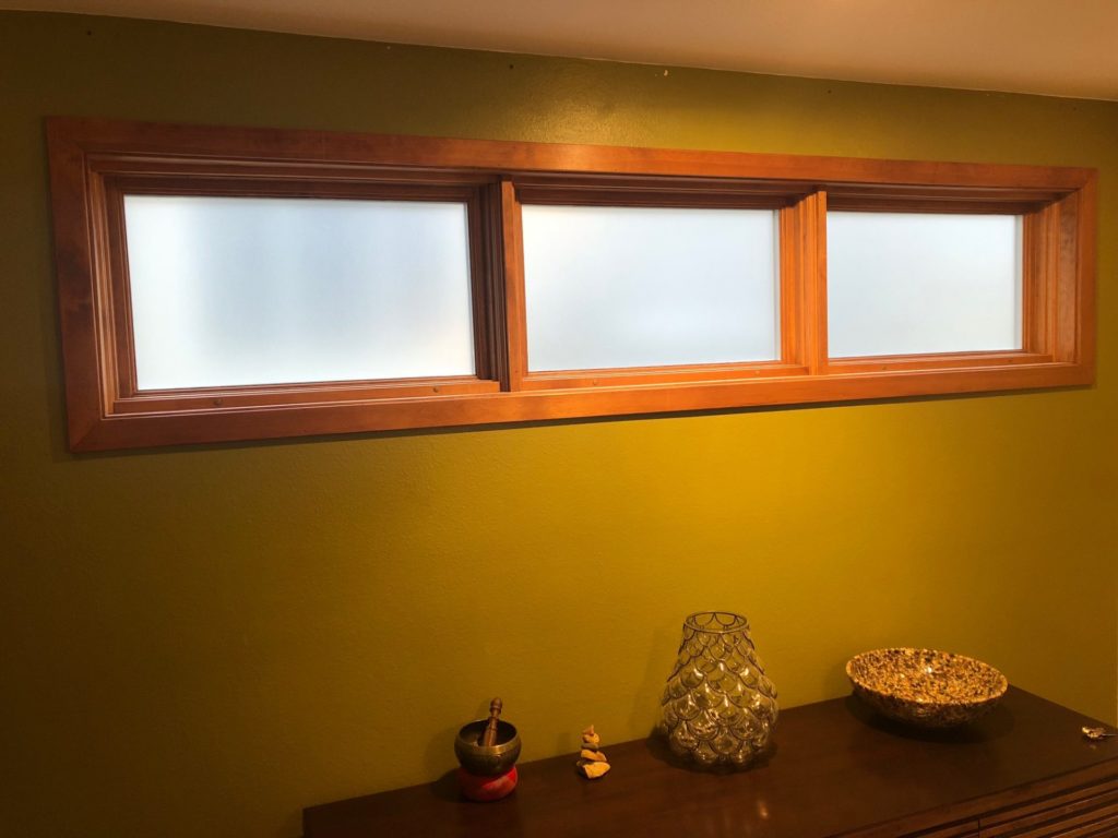 Classic Rondel Leaded Glass Windows (Before)