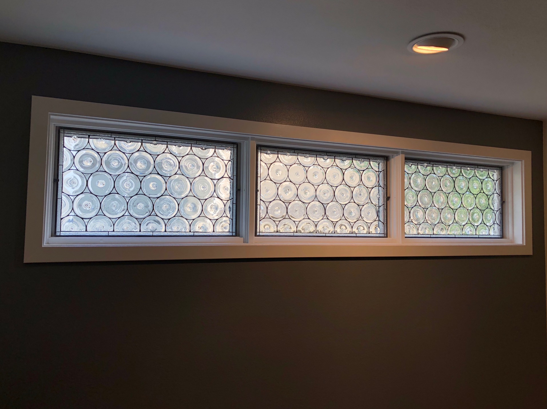 Classic Rondel Leaded Glass Windows (After)