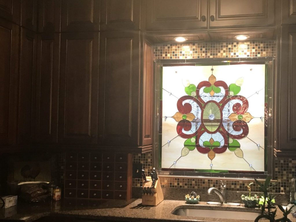 Triple paned Victorian window