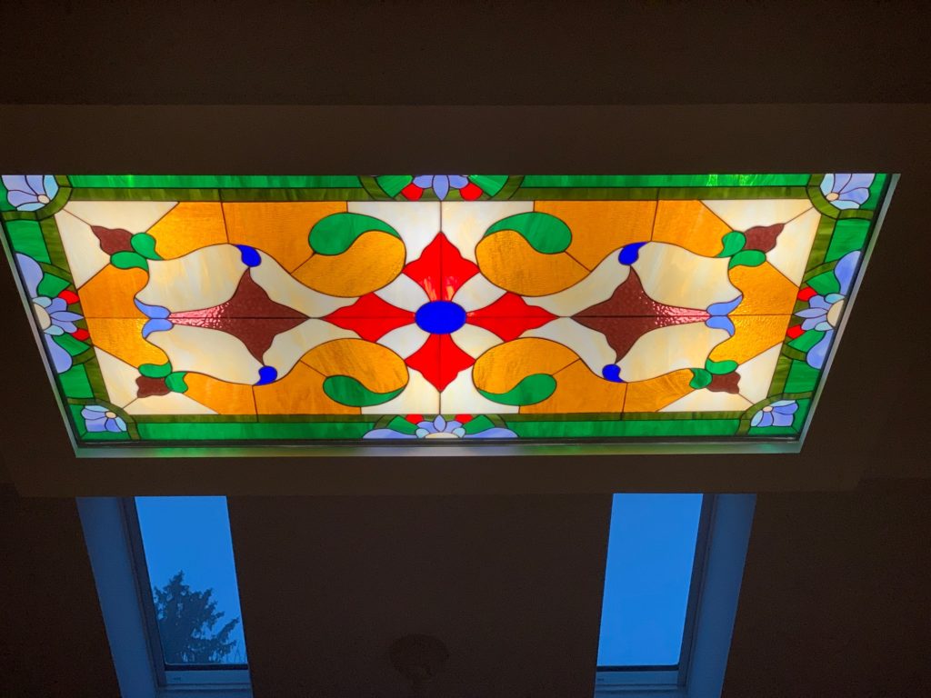 Ceiling Stained Glass Panel