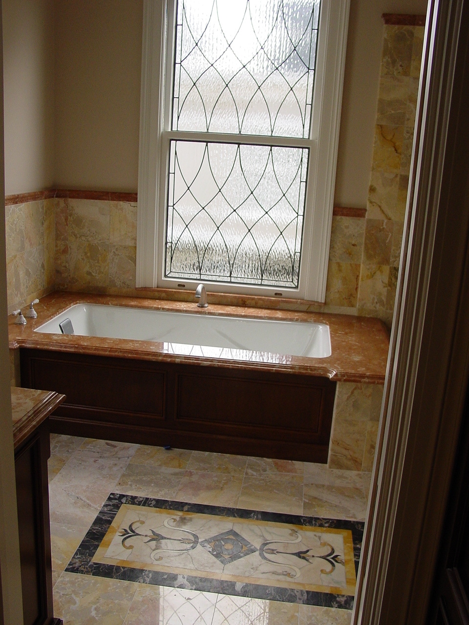 Beautiful All Clear Classic Waterglass Bathroom Window