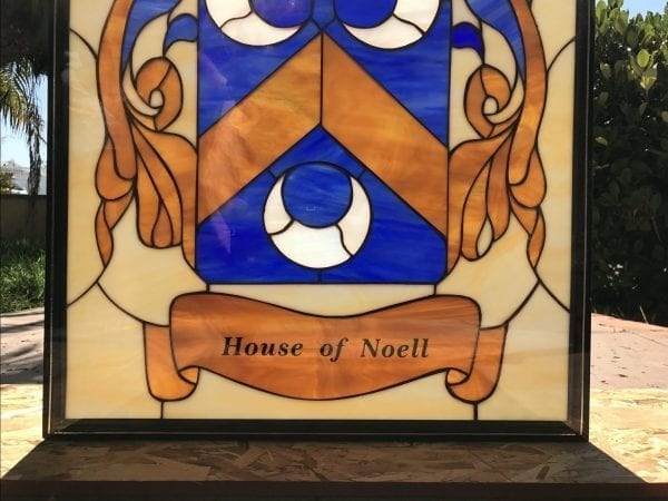 Wow! Personalized Coat Of Arms Stained Glass Window Panel #3