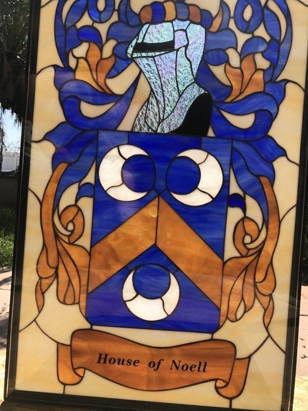 Wow! Personalized Coat Of Arms Stained Glass Window Panel #3