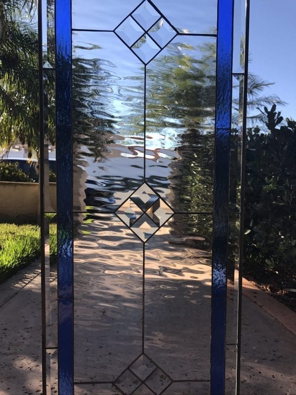 The “La Mirada” Classic Leaded Stained Glass Window Panel