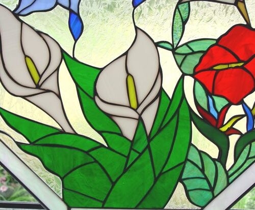 Hummingbirds Stained Glass