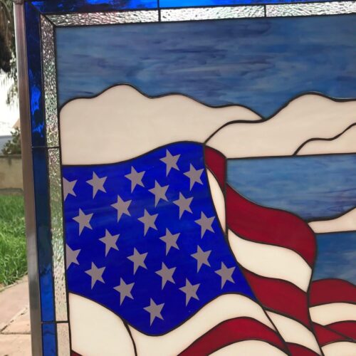 Custom-build Stained Glass Logo or Emblem