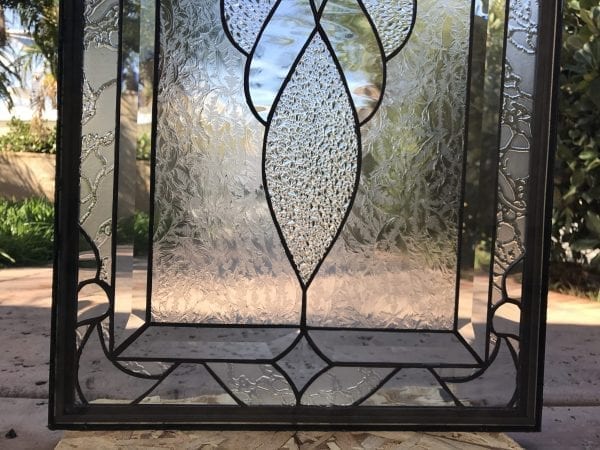 Pretty! The Traditional "Vallejo" Leaded Stained Glass Window Panel