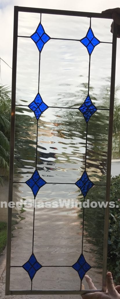 The ”Lancaster” Stained Window Glass Panel