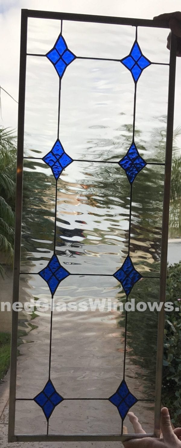 The ”Lancaster” Stained Window Glass Panel