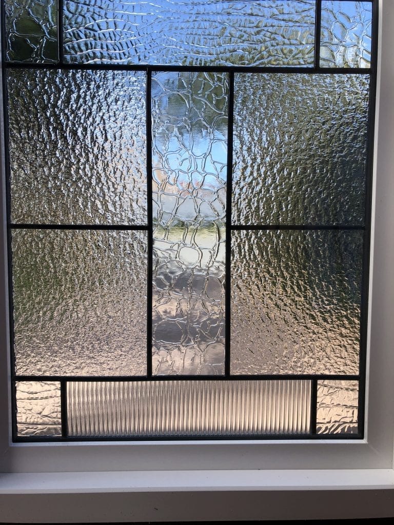 Vinyl Framed and Tempered Glass Insulated! The "Bakersfield" Beveled