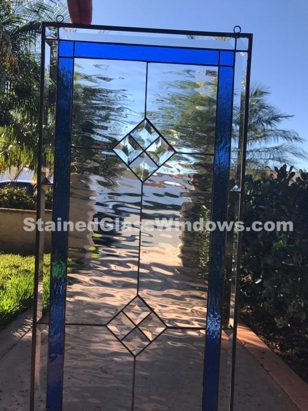 The “La Mirada” Classic Leaded Stained Glass Window Panel