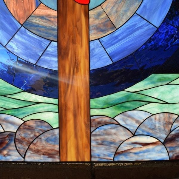 Stained Glass Crosses Windows, Panels And Hangings