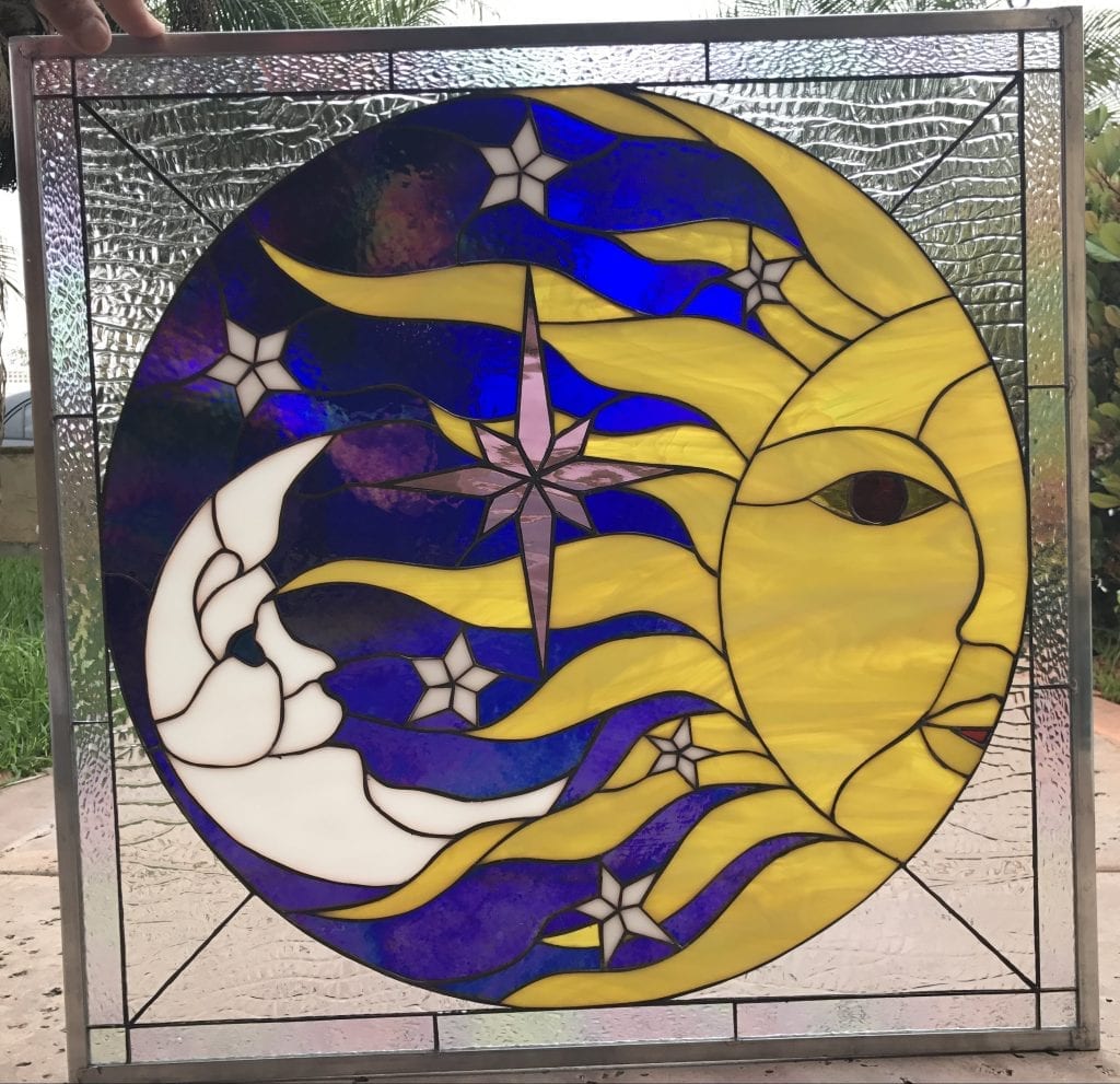 stained glass sun corona stained glass sun corona