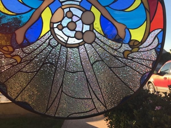 Awesome! Sailor Moon Leaded stained glass window