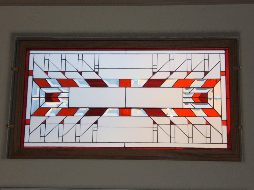 Elegant Beveled Southwestern Stained Glass Windows