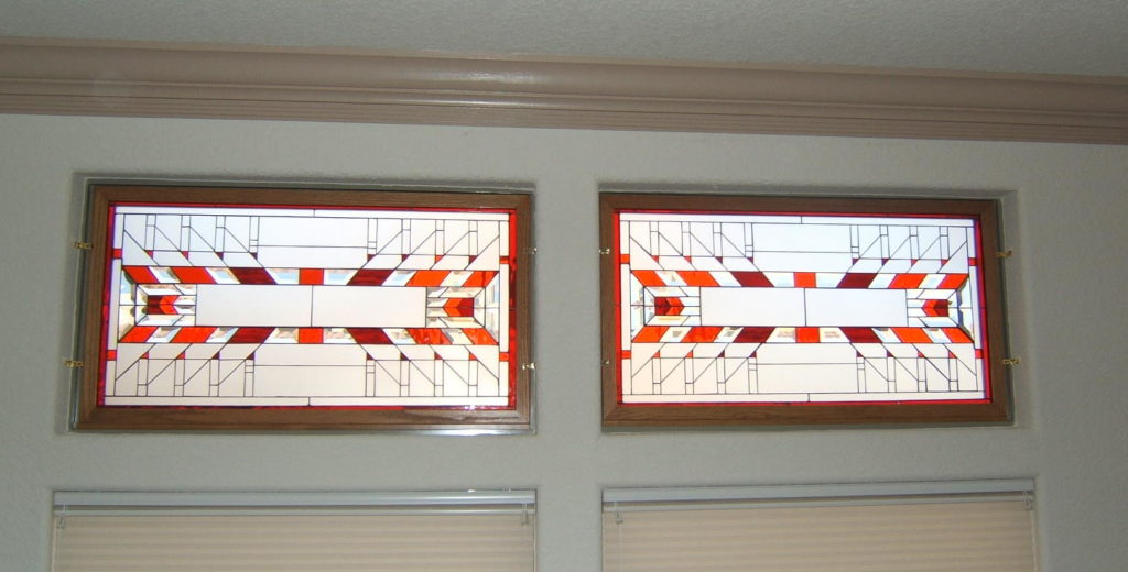 Beveled Southwestern Stained Glass Windows